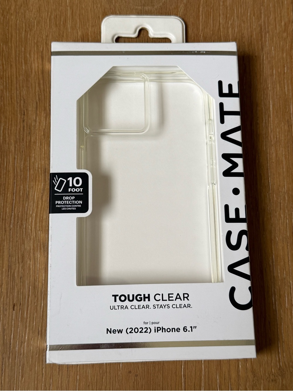 New Case-Mate Tough Clear Case for iPhone 6.1" 2022 Case Clear transparent